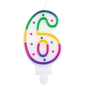 Kaars 6 jaar Kaars 6 jaar