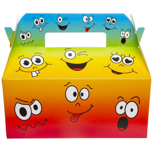 Party Lunch box gekke bekken 6 stuks Party Lunch box gekke bekken 6 stuks