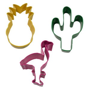 Uitsteekvormpjes tropisch 3 stuks