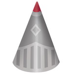 Feesthoedjes ridder 8 stuks