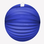 Lampion bol donkerblauw 23 cm