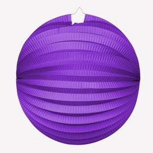 Lampion bol paars 23 cm Lampion bol paars 23 cm
