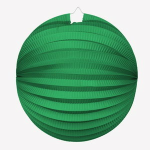 Lampion bol donkergroen 23 cm Lampion bol donkergroen 23 cm