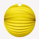 Lampion bol geel 23 cm