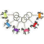 Sleutelhanger Paarden 12 stuks