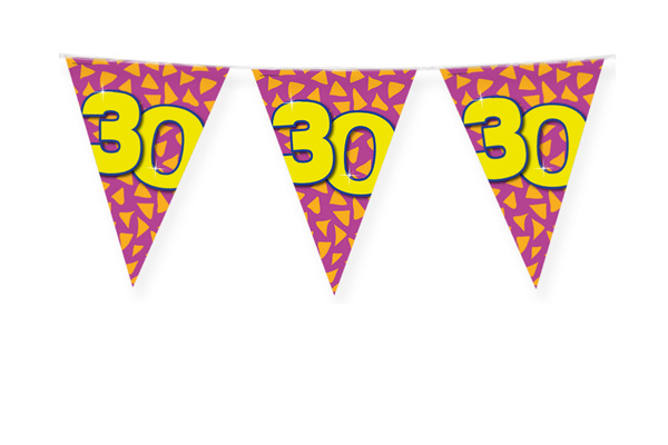 30 jaar verjaardag versiering en decoratie