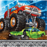 Servetten Monstertruck klein