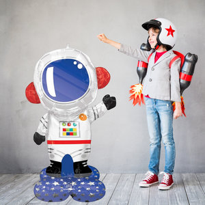 Folieballonnen astronaut MEGA