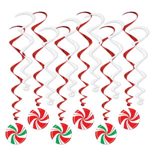 Hangdecoratie circus snoep 12 stuks Hangdecoratie circus snoep 12 stuks