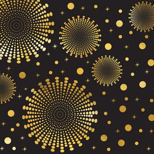 Tafelkleed Celebrate goud zwart Tafelkleed Celebrate goud zwart