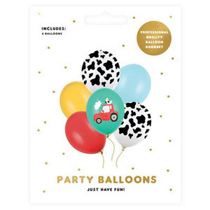 Ballonnen Farm 6 stuks Ballonnen Farm 6 stuks