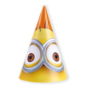 Feesthoedjes Minions 6 stuks Feesthoedjes Minions 6 stuks