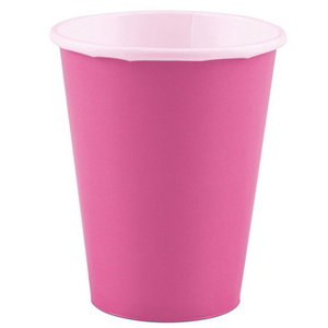 Bekertjes donkerroze 8 stuks Bekertjes donkerroze 8 stuks