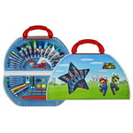 Kleurkoffer Super-Mario luxe 51-delig OP = OP