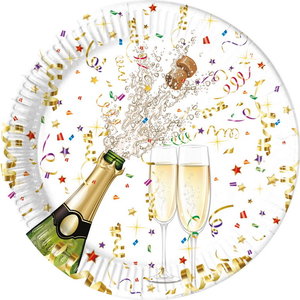 Bordjes Sparkling Celebration 8 stuks Op is Op