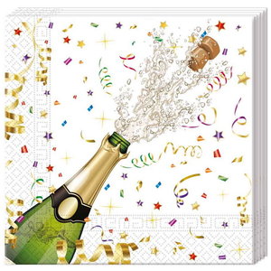 Servetten Sparkling Celebration 20 stuks Op is Op