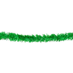 Plastic slinger groen 10 meter brandveilig Plastic slinger groen 10 meter brandveilig