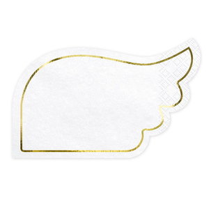 Servetten engelenvleugels 20 stuks Servetten engelenvleugels 20 stuks