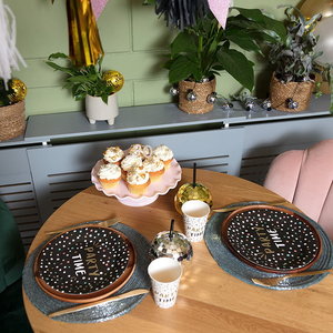 Bordjes Party Time 8 stuks Bordjes Party Time 8 stuks