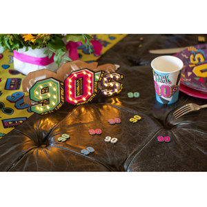 Party confetti nineties luxe 10 stuks Party confetti nineties luxe 10 stuks