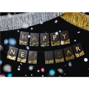 Slinger Happy New Year stijlvol 135cm Slinger Happy New Year stijlvol 135cm