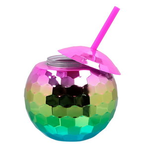 Drinkbeker Discobal gekleurd Drinkbeker Discobal gekleurd