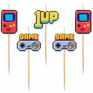 Kaarsjes Game 5 stuks Kaarsjes Game 5 stuks
