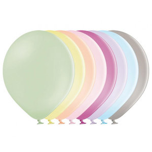 Zak ballonnen PASTELKLEUREN 100 stuks 27cm Zak ballonnen PASTELKLEUREN 100 stuks 27cm