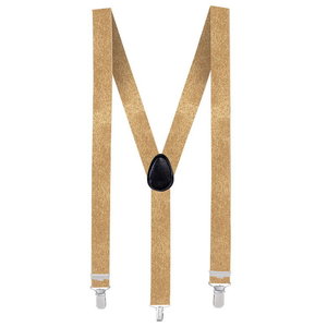 Feest bretels goudkleurig Feest bretels goudkleurig