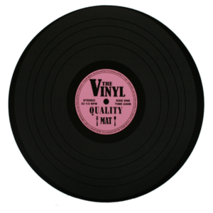 Placemats Seventies-Eighties LP's 4 stuks