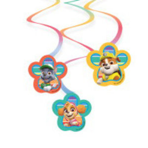 Hangdecoratie Paw Patrol 6 stuks Hangdecoratie Paw Patrol 6 stuks