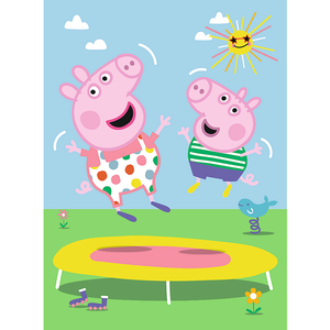 Mini Maxi Puzzel Peppa Trampoline 20 stukjes