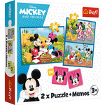 Puzzel Disney 2 stuks en Memo spel