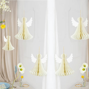 Honeycomb decoratie engel luxe 24cm Honeycomb decoratie engel luxe 24cm