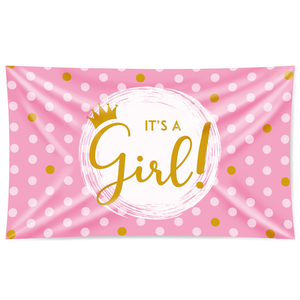 Vlag It's a Girl XXL