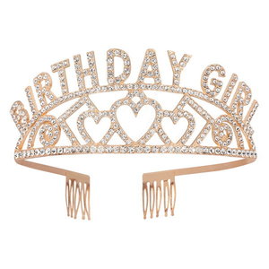 Kroontje Tiara Birthday Girl luxe Kroontje Tiara Birthday Girl luxe