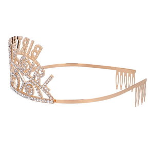 Kroontje Tiara Birthday Girl luxe Kroontje Tiara Birthday Girl luxe
