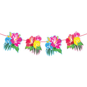 Slinger met tropische bloemen 6 meter Slinger met tropische bloemen 6 meter