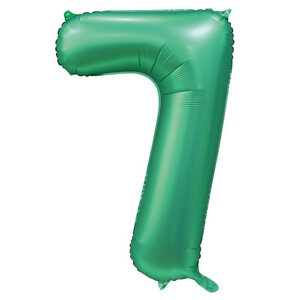 Folieballon 7 jaar GROEN voor lucht of helium MEGA Folieballon 7 jaar GROEN voor lucht of helium MEGA