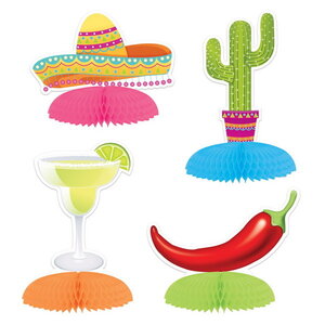 Tafeldecoratie Mexicaans 8 stuks Tafeldecoratie Mexicaans 8 stuks