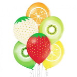 Ballonnen fruit 6 stuks