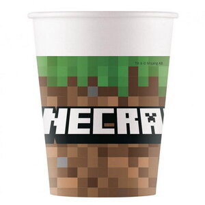 Bekertjes Minecraft 8 stuks Bekertjes Minecraft 8 stuks