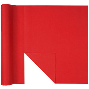 Tafelloper Airlaid rood afscheurbaar 4.8 meter Tafelloper Airlaid rood afscheurbaar 4.8 meter