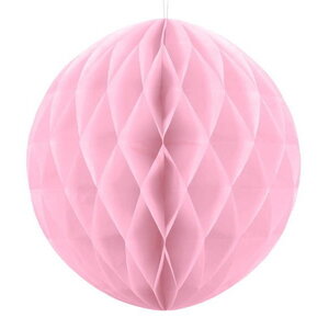 Honeycomb decoratie 30cm lichtroze Honeycomb decoratie 30cm lichtroze