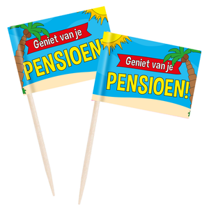 Prikkers Pensioen cartoon 50 stuks Prikkers Pensioen cartoon 50 stuks