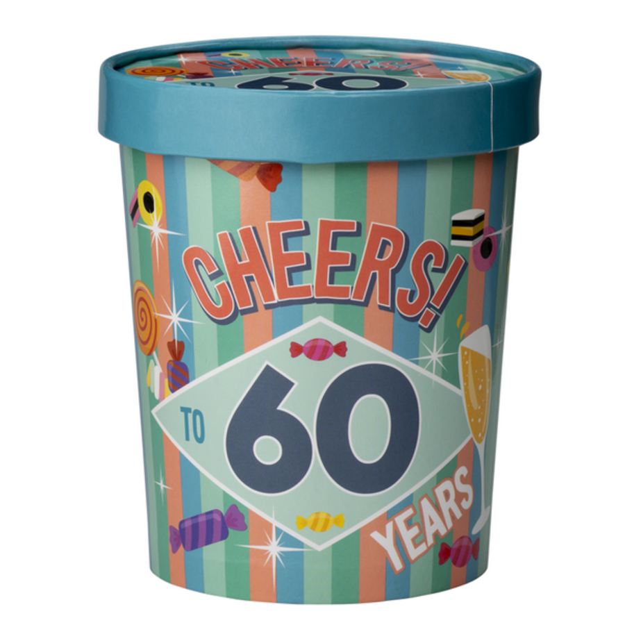 Candy Surprise bucket 60 jaar