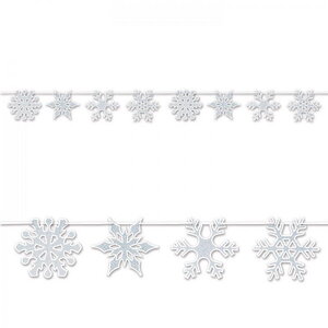 Slinger met sneeuwvlokken LUXE Slinger met sneeuwvlokken LUXE