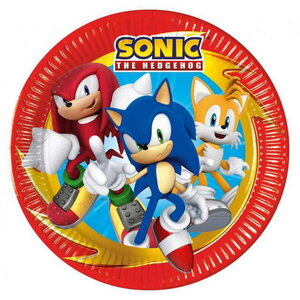 Bordjes Sonic 8 stuks Bordjes Sonic 8 stuks