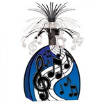 Tafeldecoratie met muzieknoten luxe