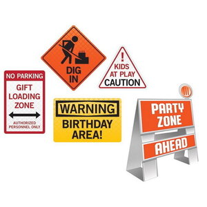 Decoratie Bouwvakkers Warning Signs Decoratie Bouwvakkers Warning Signs